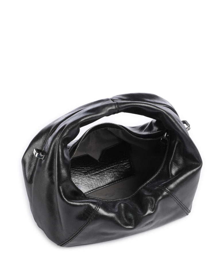 Les Visionnaires Greta Icon Crinkle Mini Handbag black