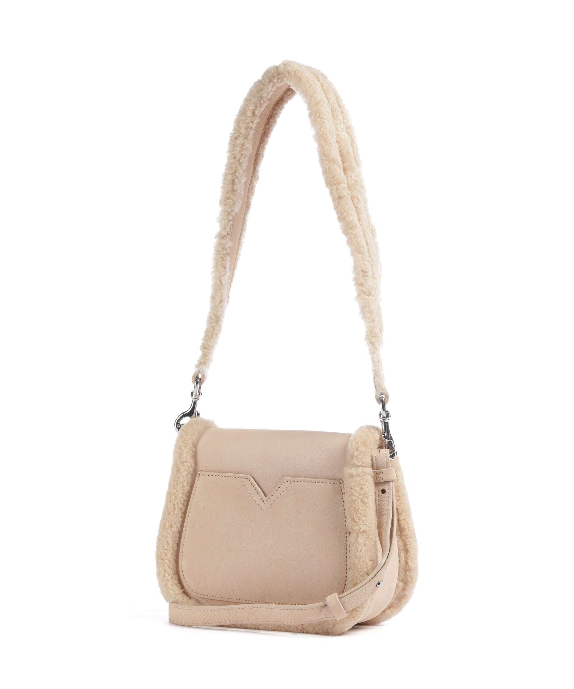Les Visionnaires Elli Teddy Shoulder bag milky beige