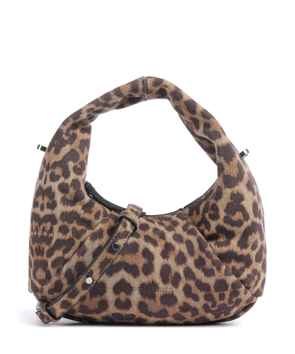 Les Visionnaires Greta Essentil Cozy Mini Handbag leo print