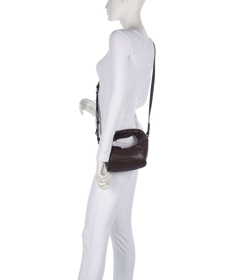 Les Visionnaires Greta Essential Silky Mini Crossbody bag aubergine