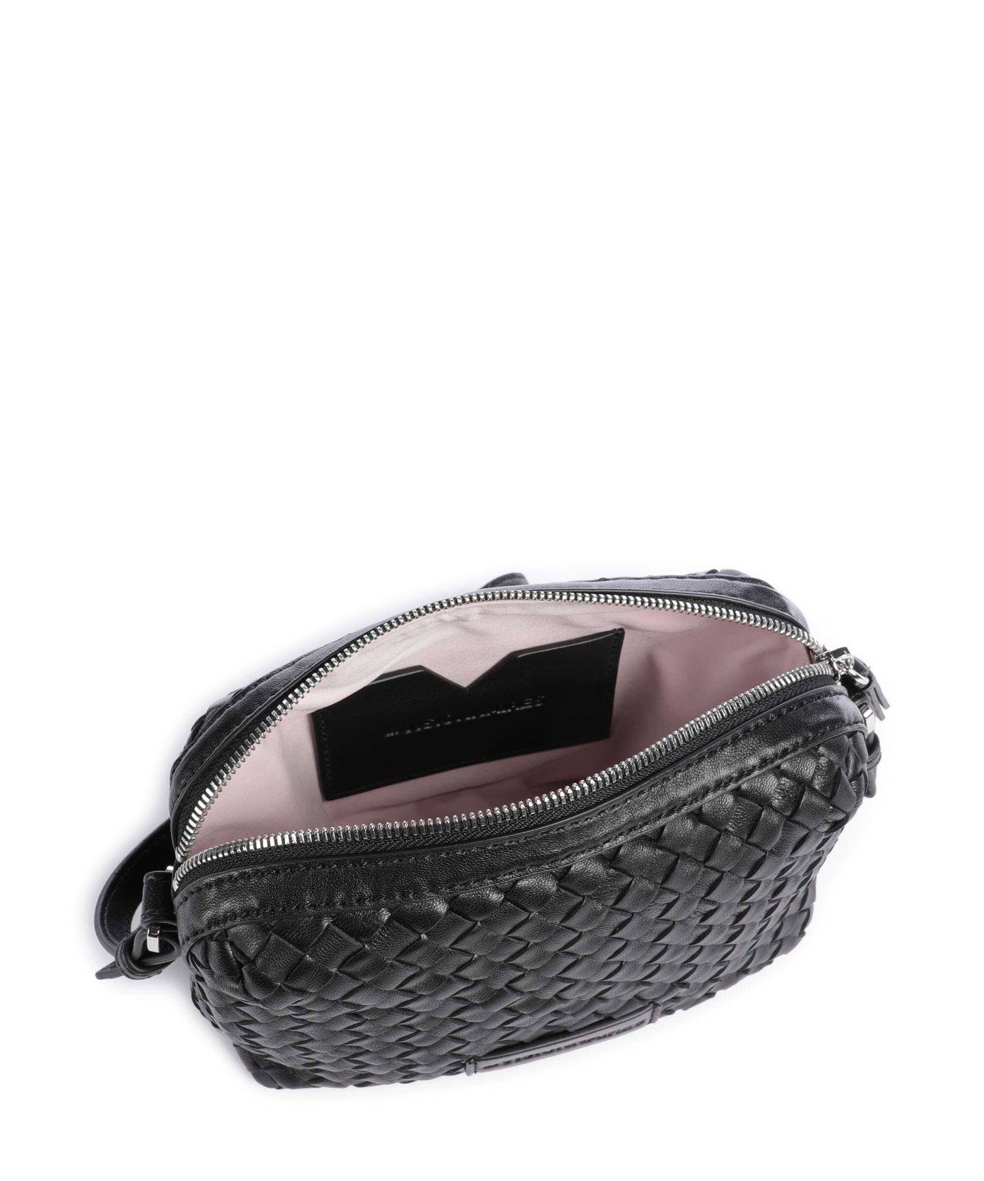 Les Visionnaires Lynn Weave Silky Crossbody bag black