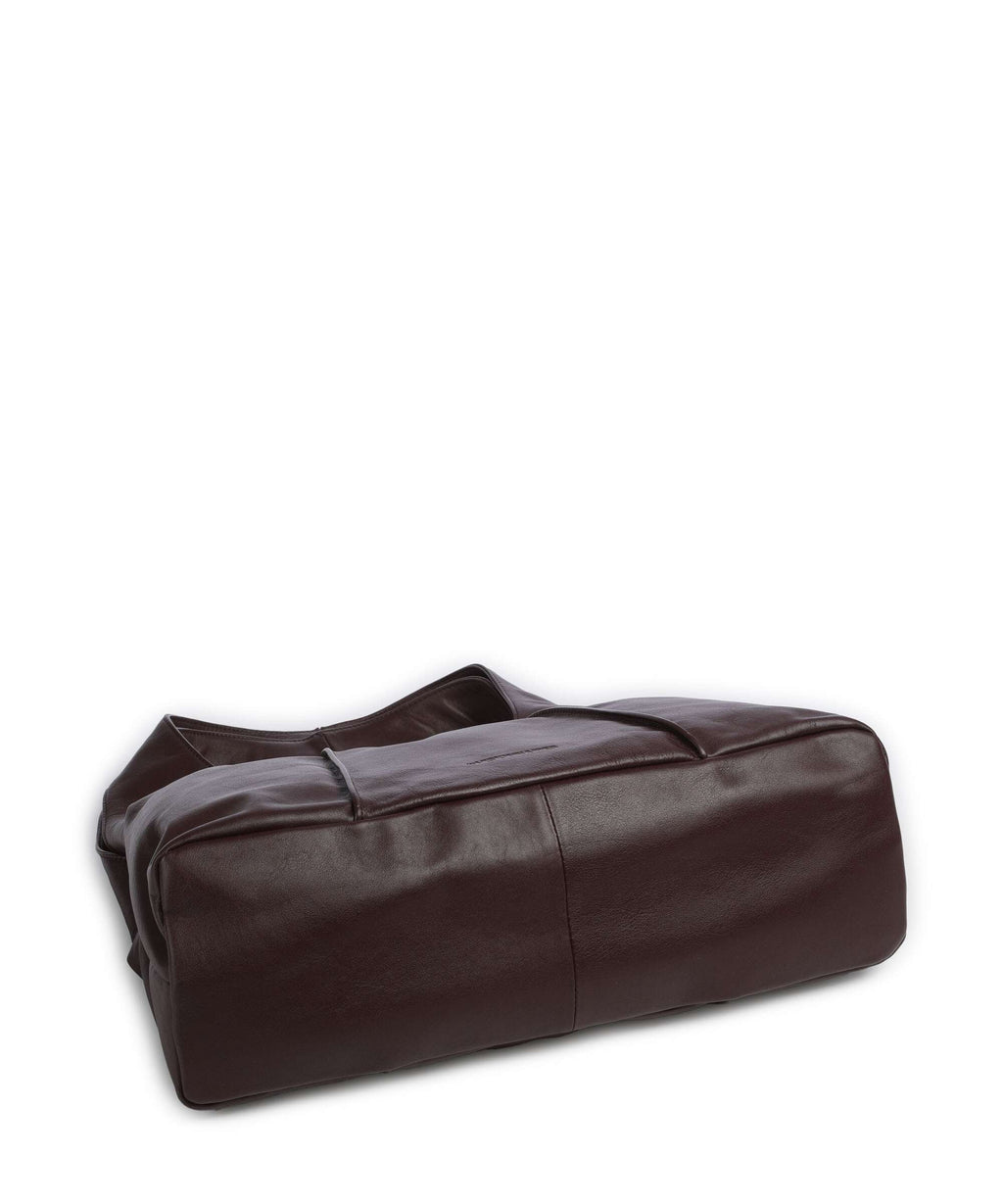 Les Visionnaires Paz Essential Silky Hobo bag aubergine