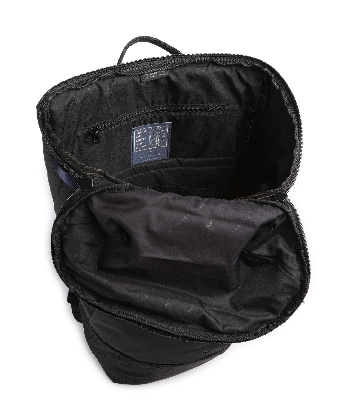 Doughnut Black Dynamic Large Backpack black