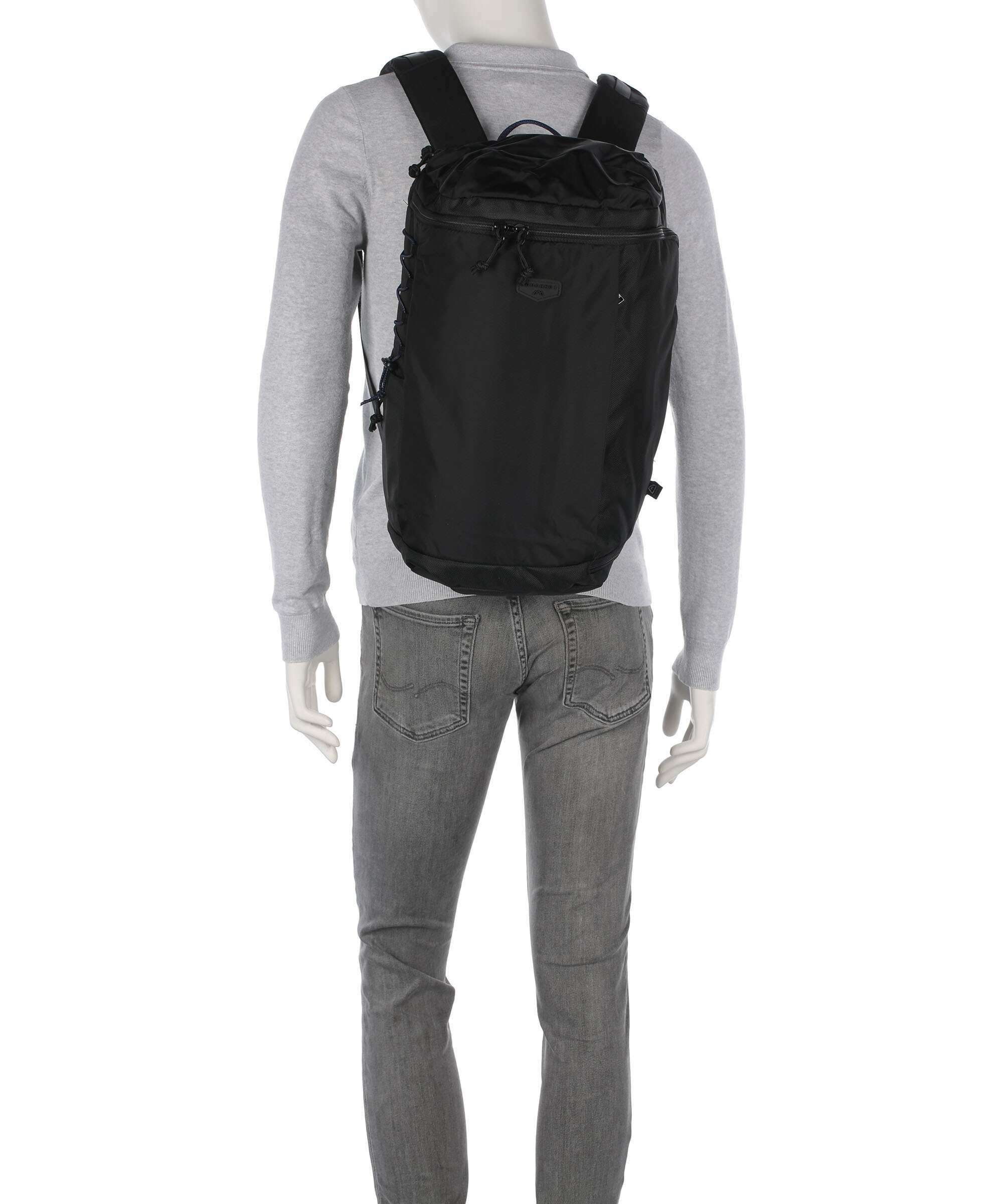 Doughnut Black Sturdy Backpack black