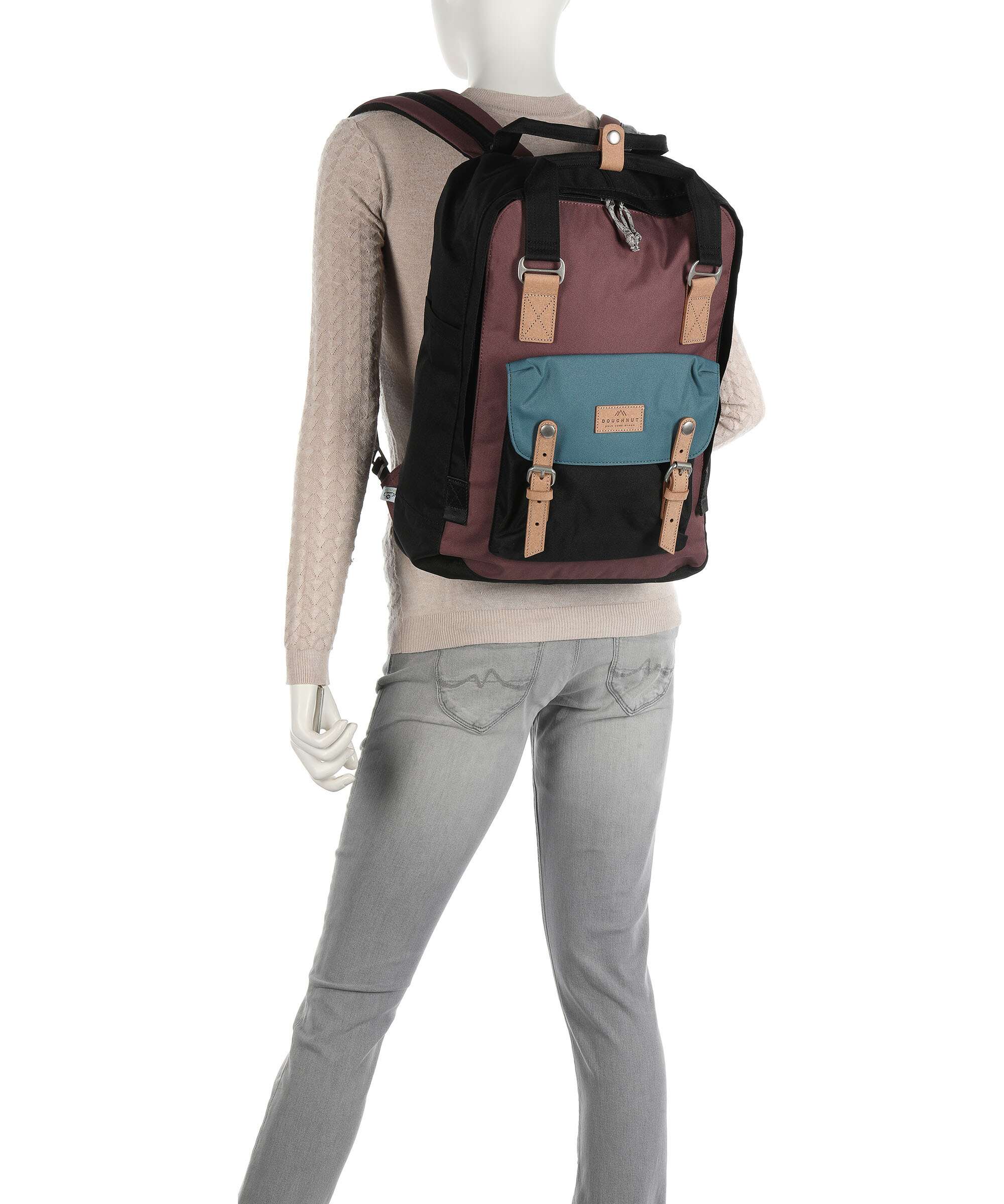 Doughnut Jungle Macaroon Large Backpack navy
