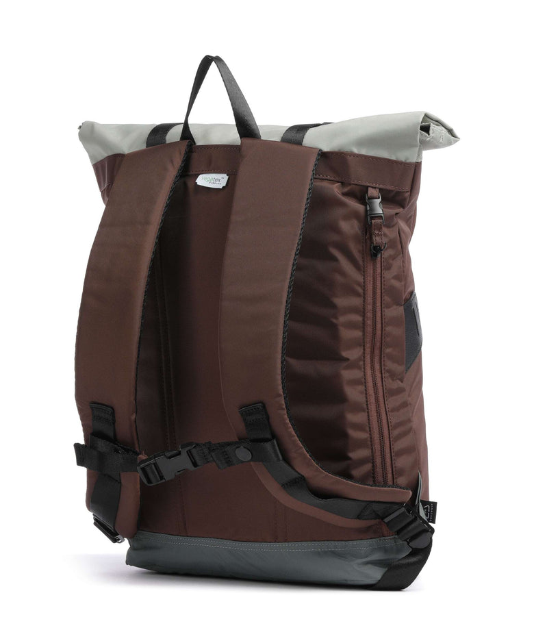 Doughnut Go Wild Christopher Small Rolltop backpack grey/brown