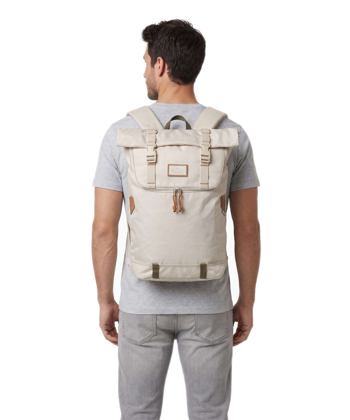 Doughnut Denise Peter Christopher Rolltop backpack stone