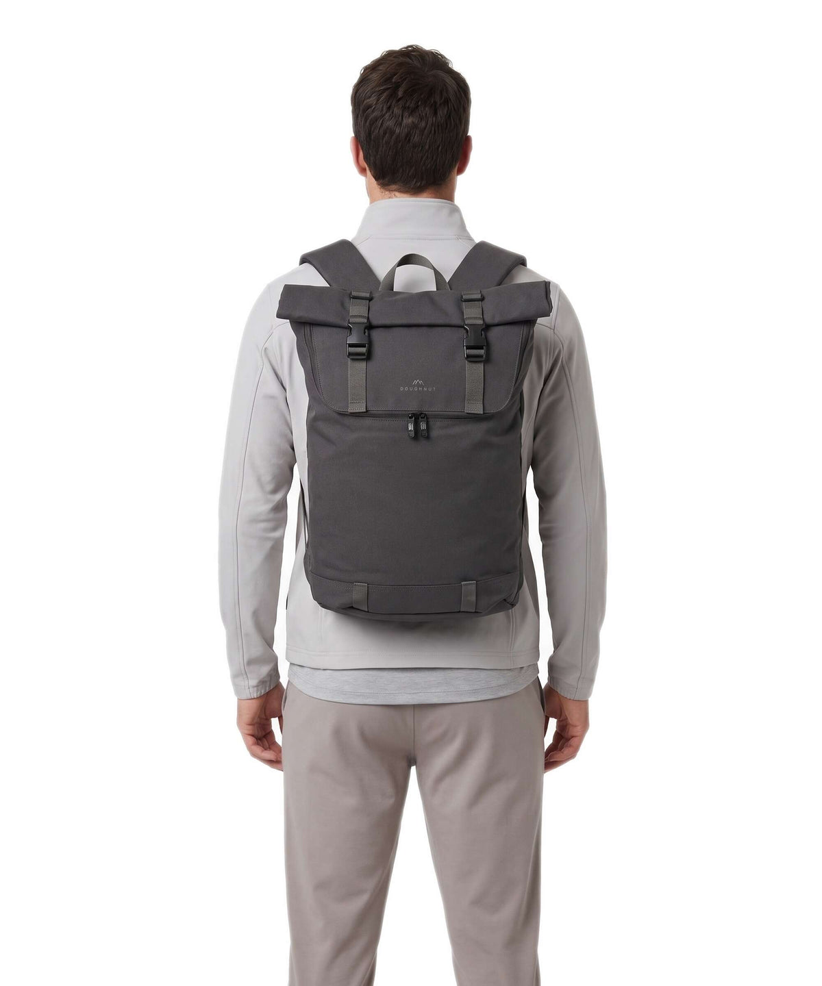 Doughnut Mediative Christopher Rolltop backpack ground