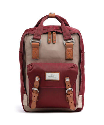 Doughnut Macaroon Mochila hazelnut/wine