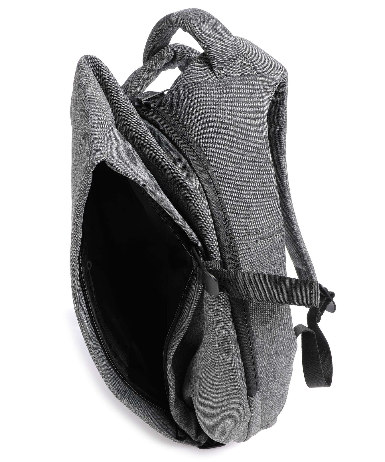 Côte&Ciel Eco Yarn Isar Small Laptop backpack black melange