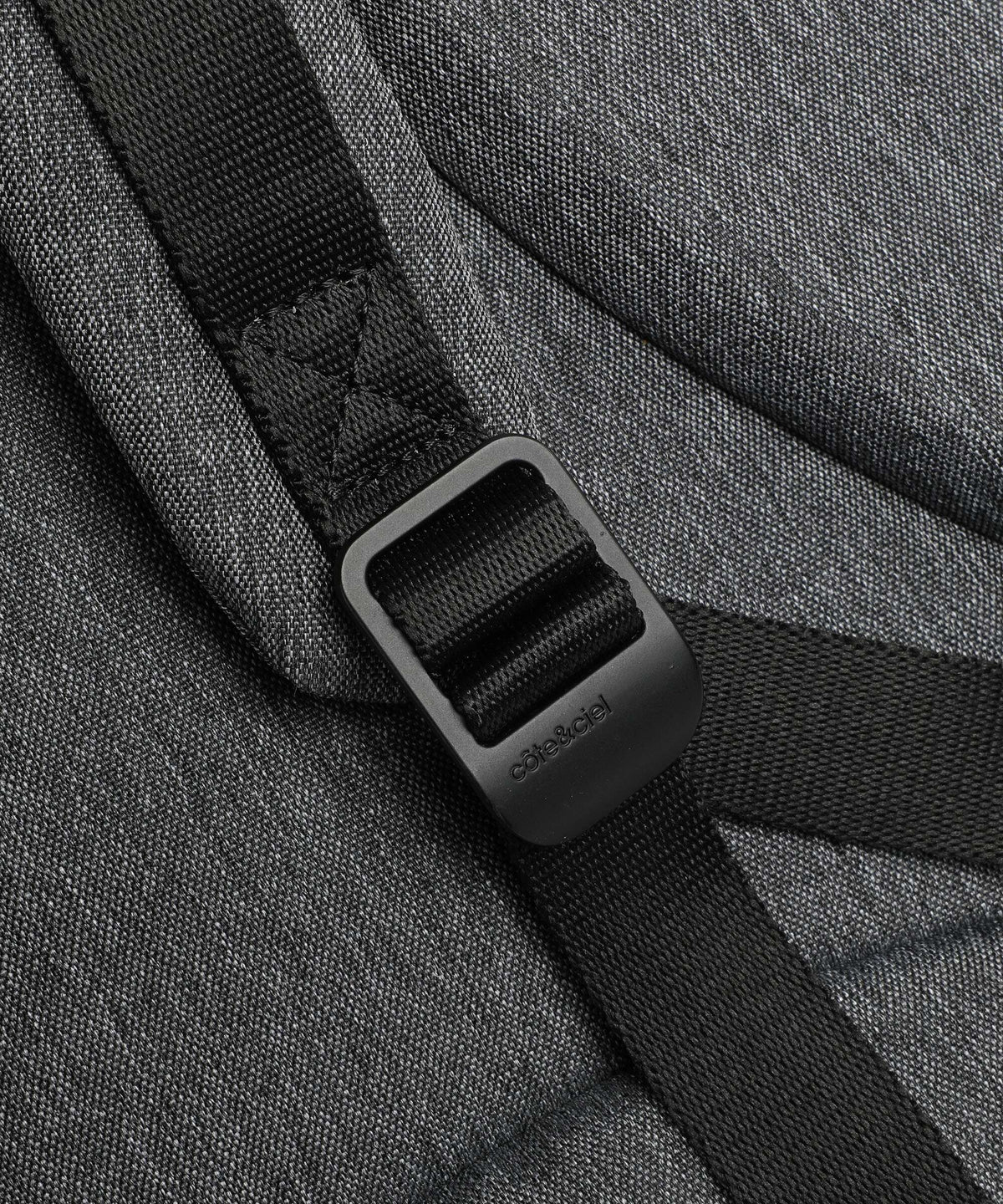 Côte&Ciel Eco Yarn Rhine Laptop backpack black melange