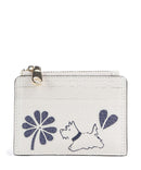 Radley London Cut Out Floral Porta-cartões chalk