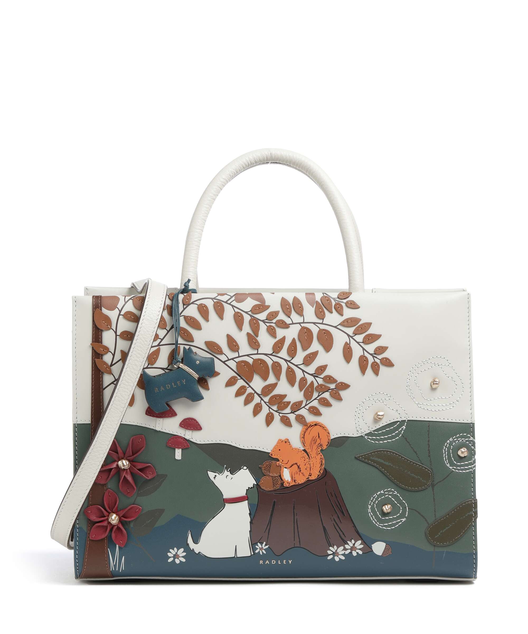 Radley London Autumn Leaves Handbag snow