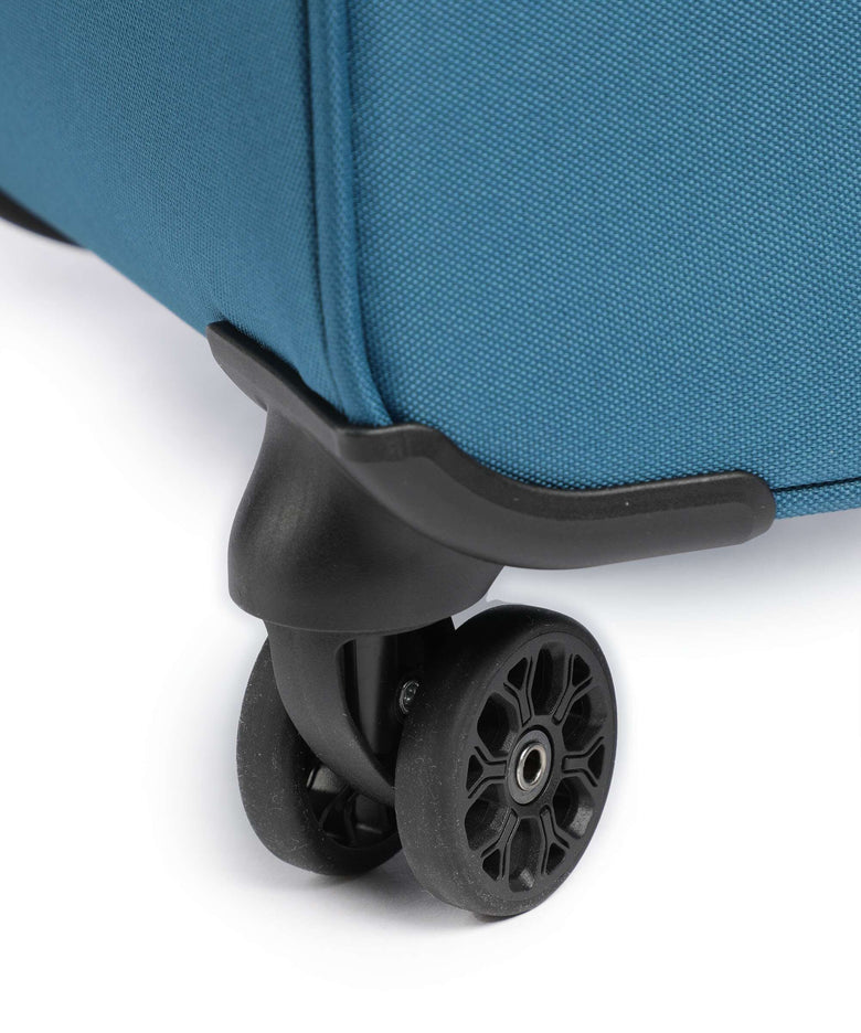 American Tourister Deep Dive Spinner (4 wheels) teal/lime