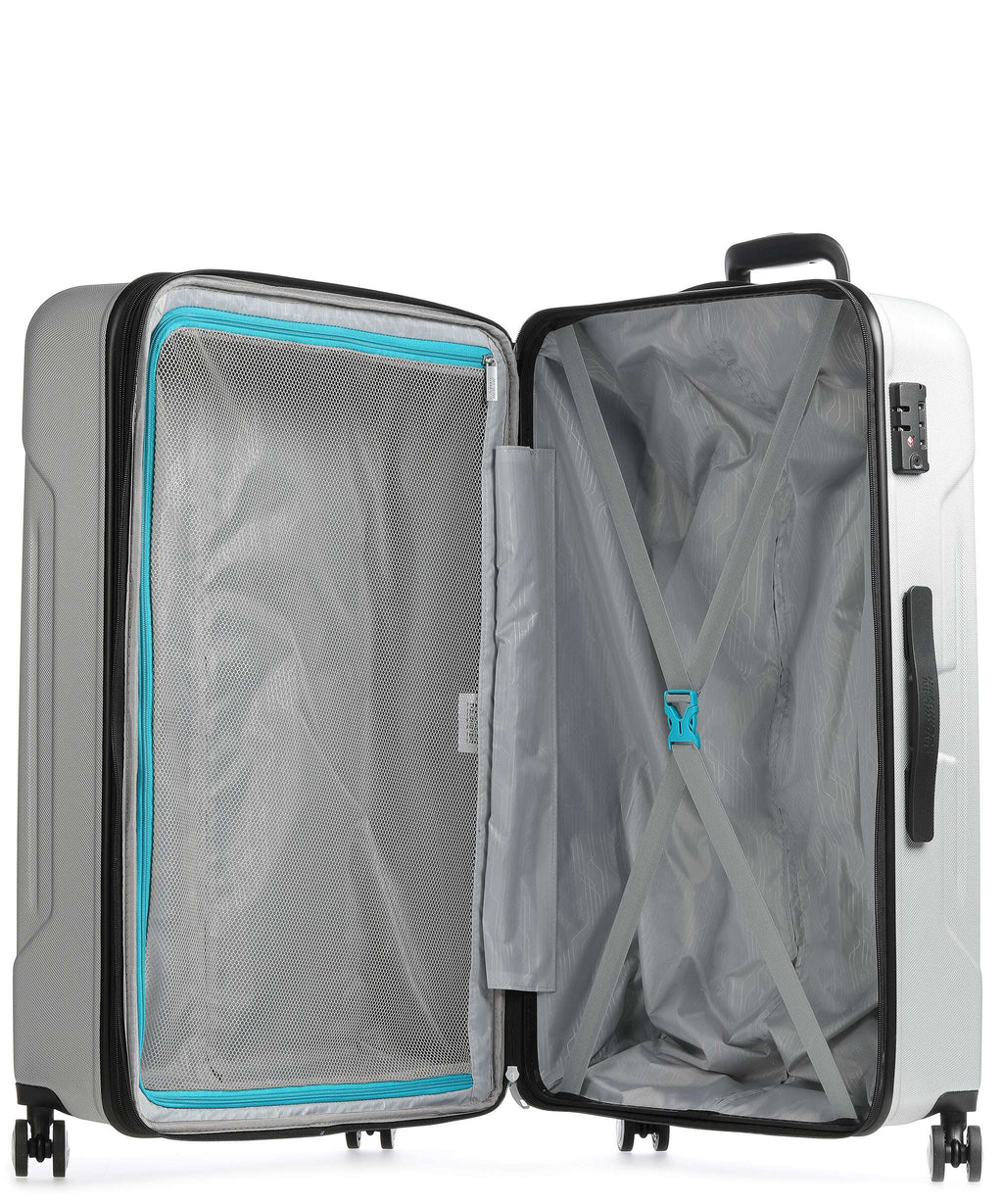 American Tourister Tracklite Spinner (4 wheels) silver