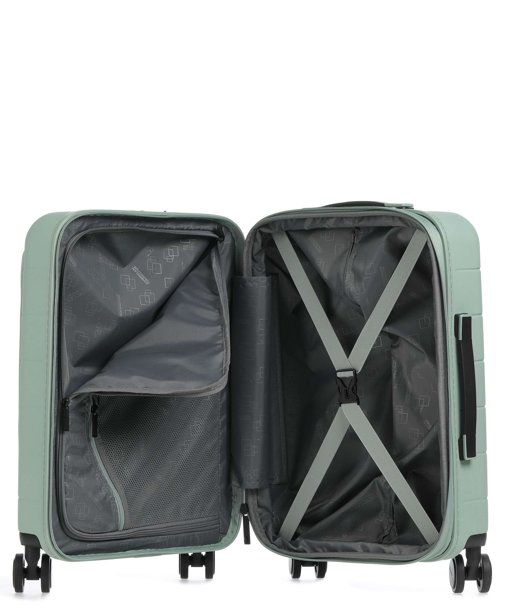 American Tourister Novastream Spinner (4 wheels) nomad green