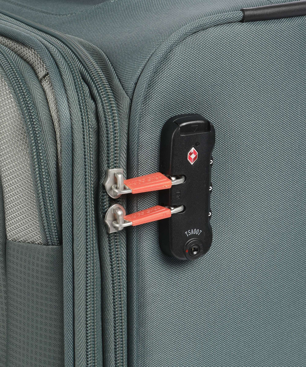 American Tourister Pulsonic Spinner (4 wheels) dark forest