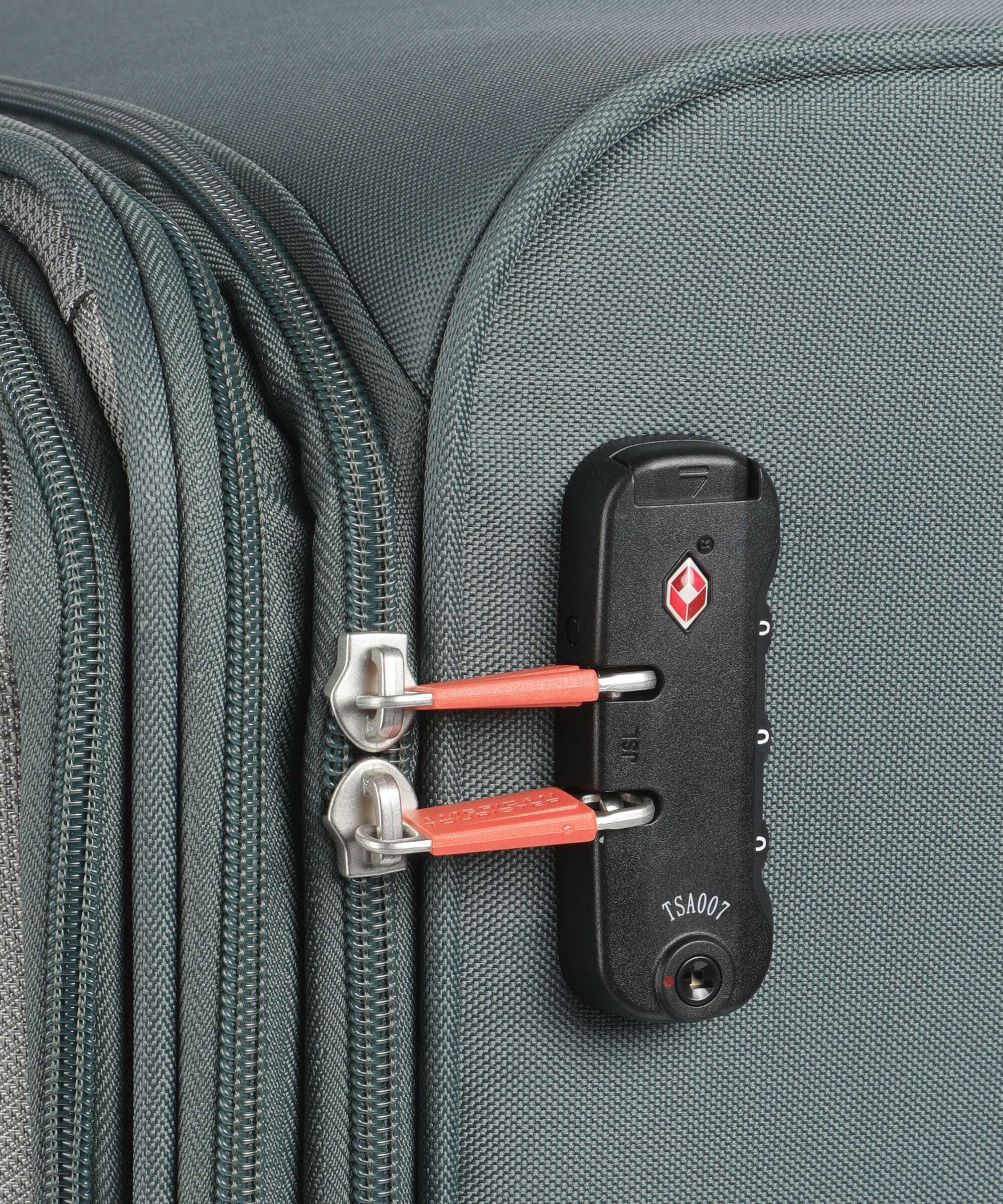 American Tourister Pulsonic Spinner (4 wheels) dark forest