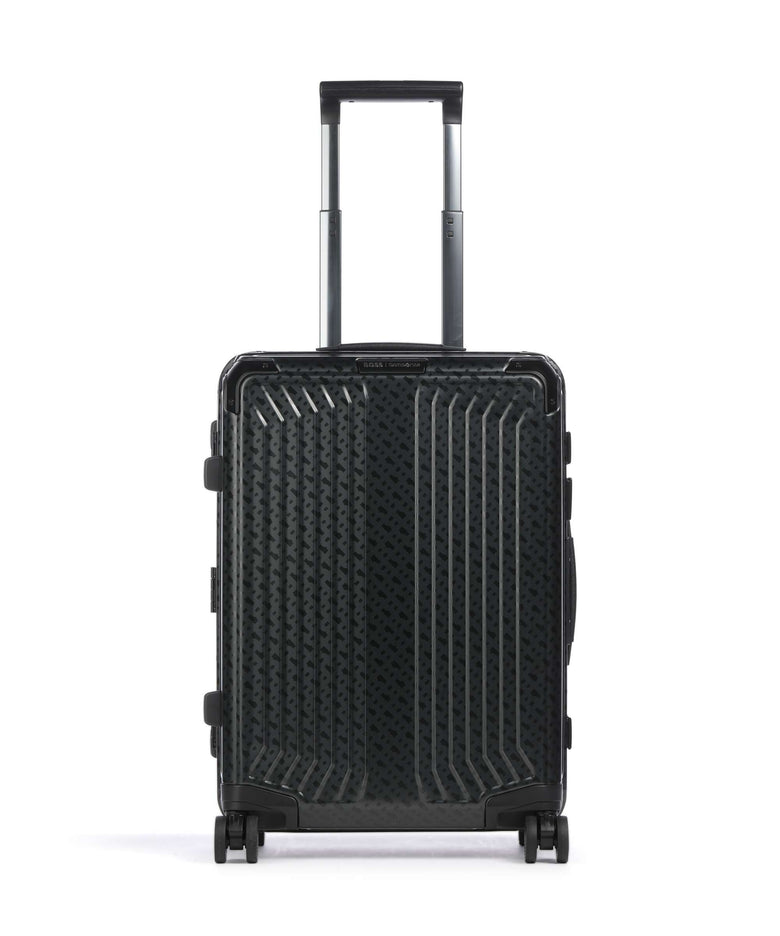 Samsonite Lite-Box Alu / Boss Spinner (4 wheels) graphite monogram