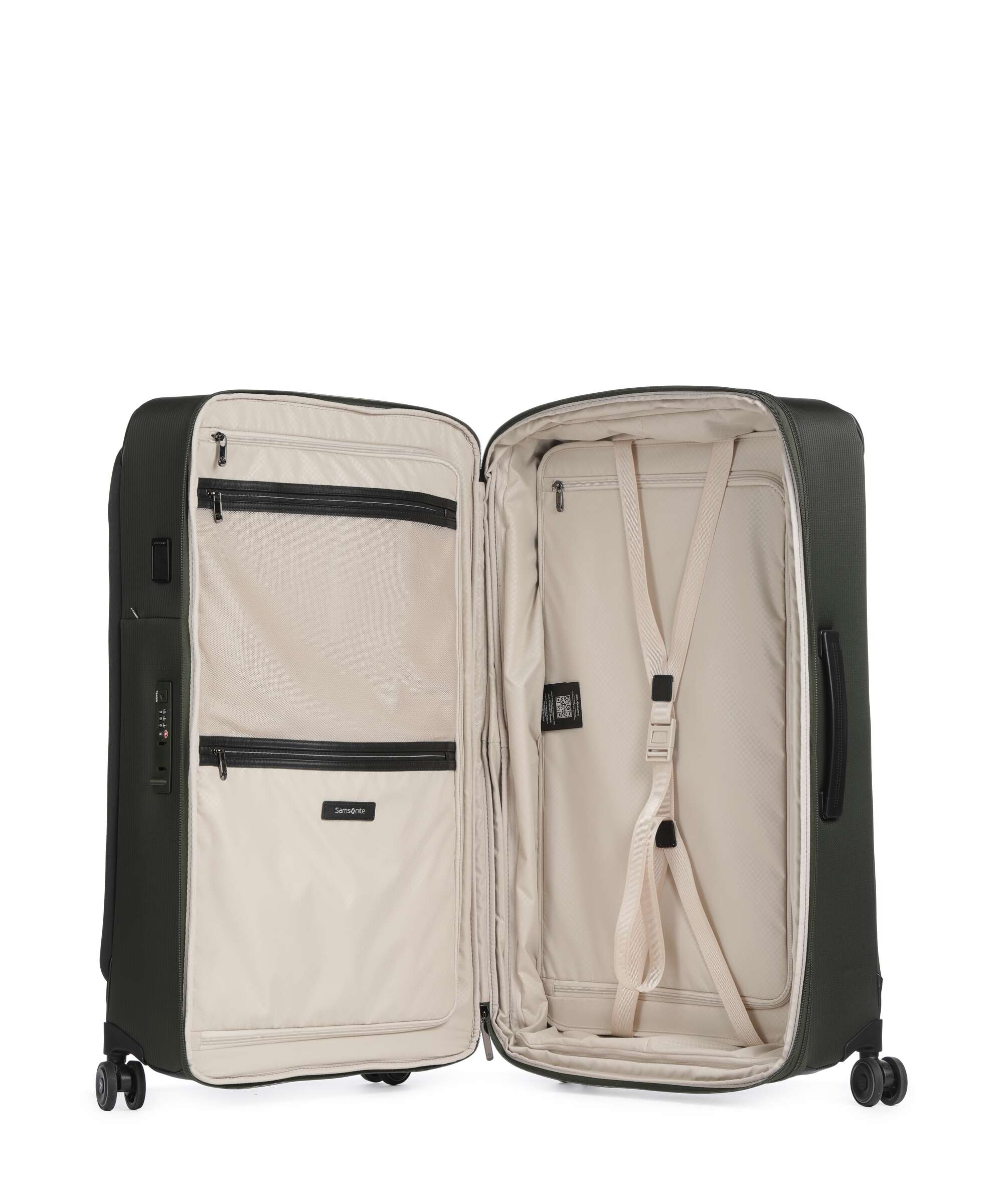Samsonite Splendix Spinner (4 wheels) green/black