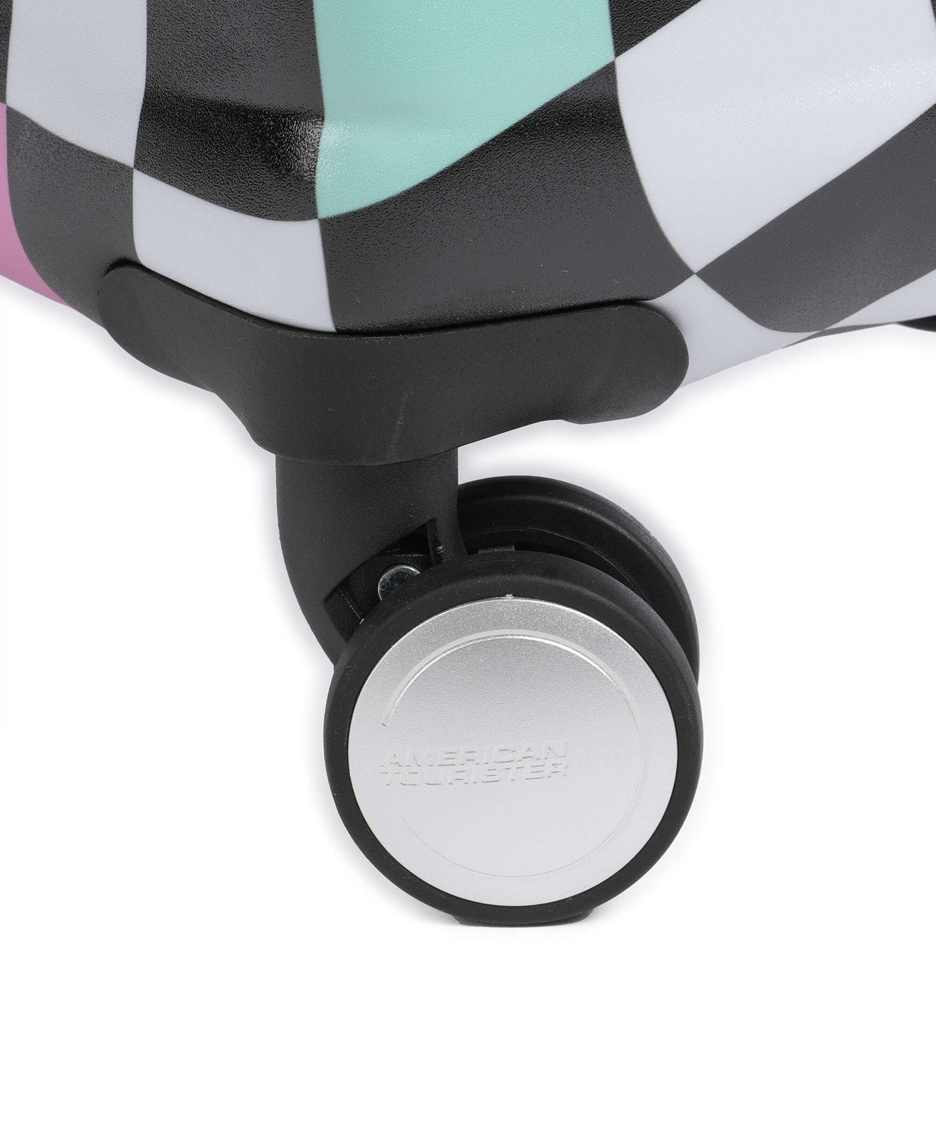 American Tourister Wavebreaker Disney Spinner (4 wheels) mickey check