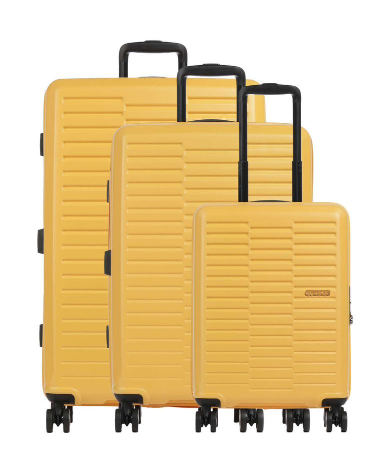 American Tourister Sunset Hills Suitcase set (4 wheels) lemon yellow
