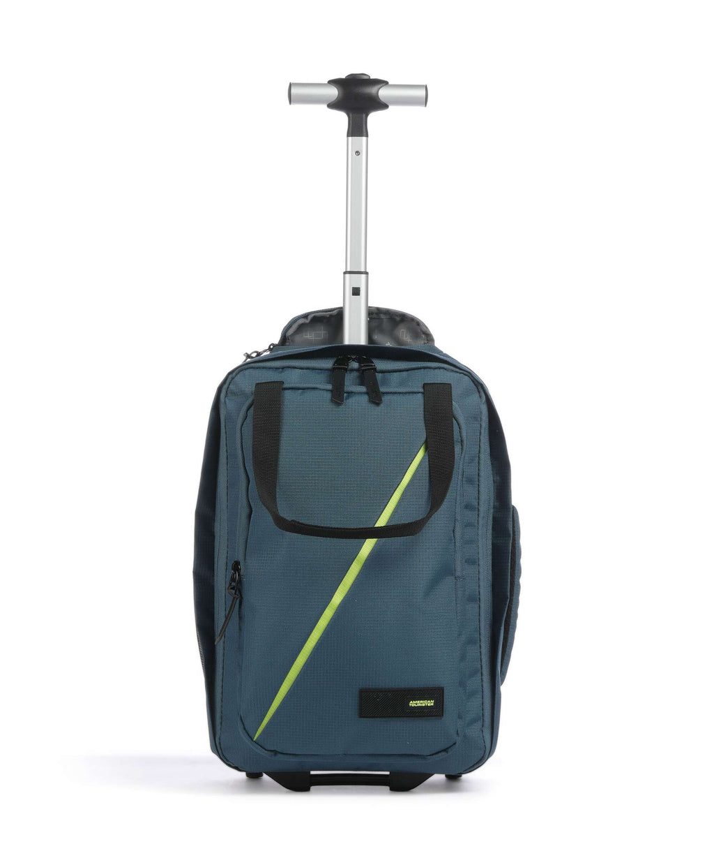 American Tourister Take2Cabin Backpack with wheels harbor blue
