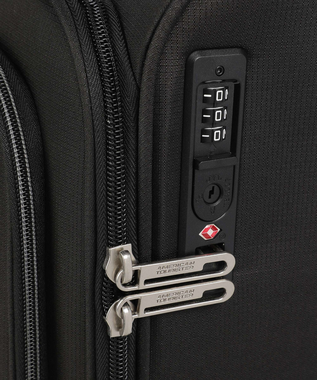 American Tourister Cloudrider S Spinner (4 wheels) jet black