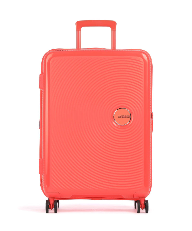 American Tourister Soundbox Spinner (4 wheels) neon orange