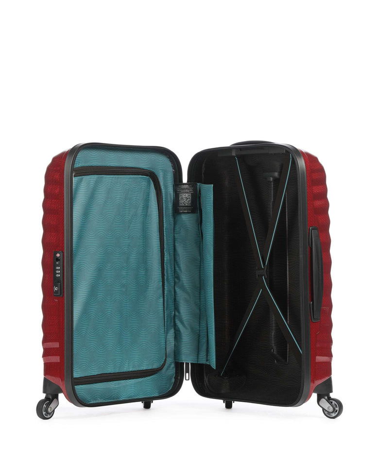 Samsonite Lite-Shock Spinner (4 wheels) hyacinth red