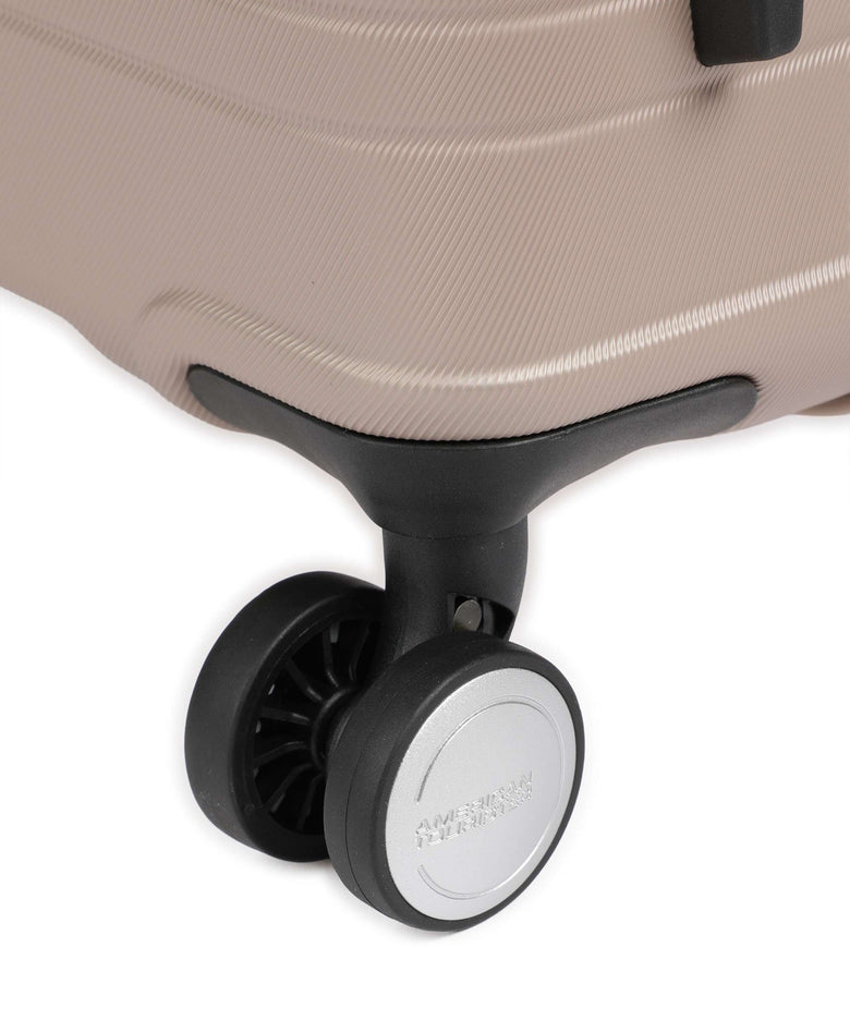 American Tourister Flashline Spinner (4 wheels) ivory gold