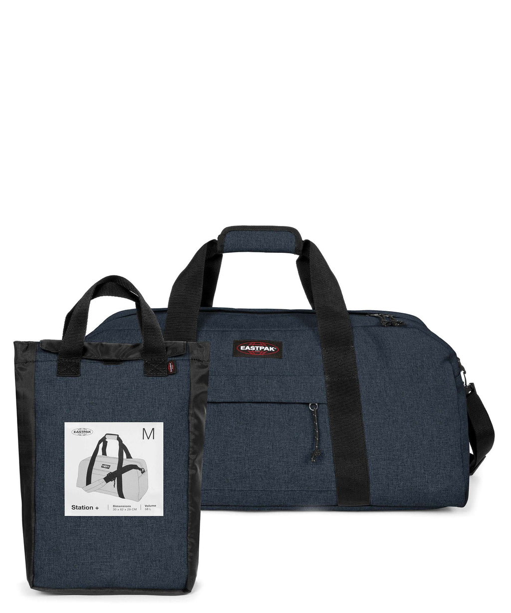 Eastpak Station + Travel bag triple denim