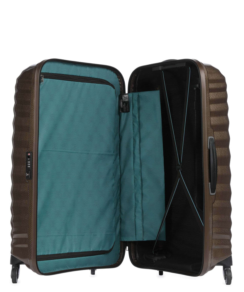 Samsonite Lite-Shock Spinner (4 wheels) sand