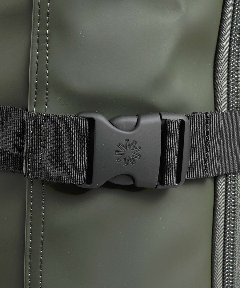 Rains Texel Travel bag with wheels green