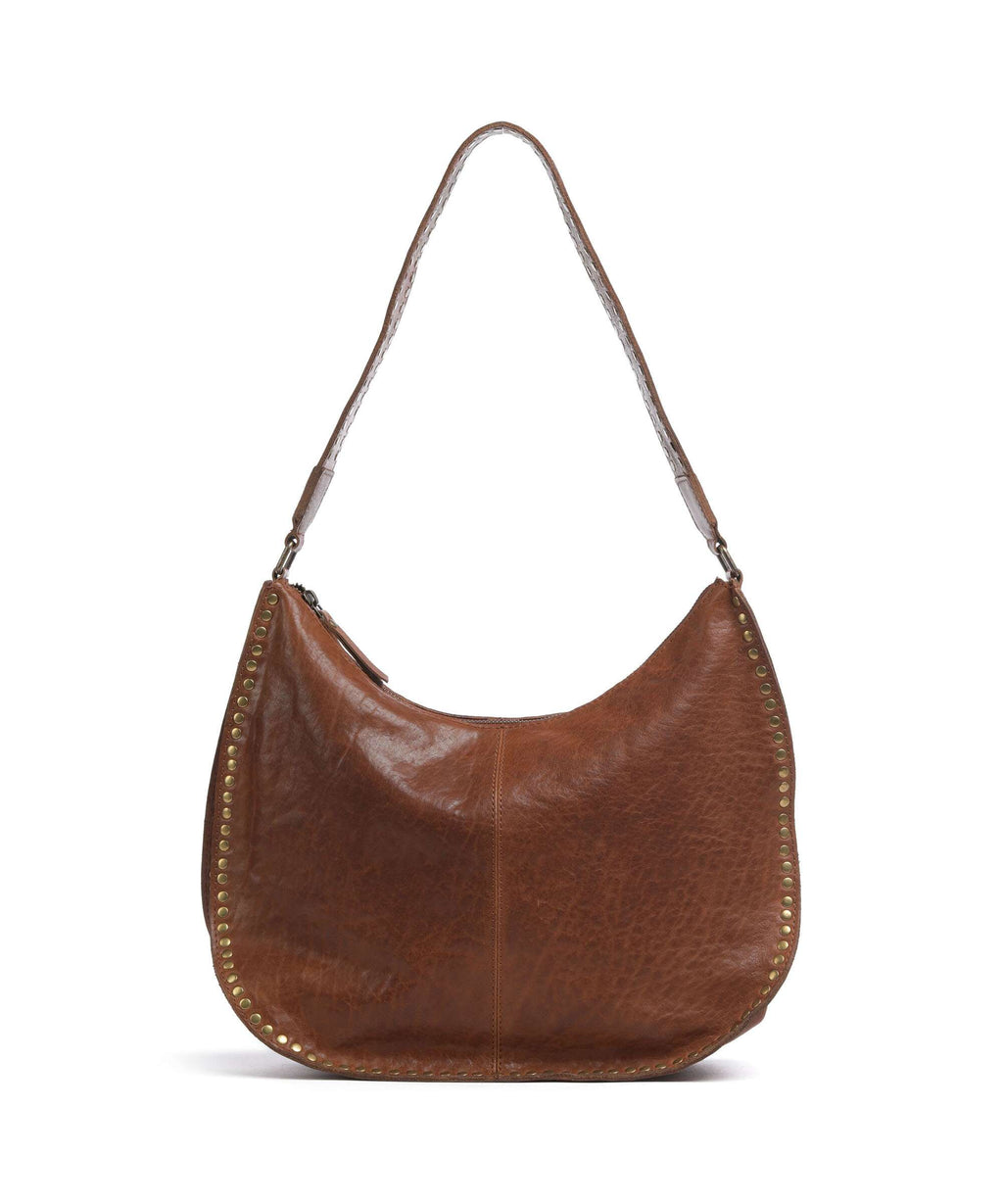 Depeche Rocking Rodeo Hobo bag vintage cognac