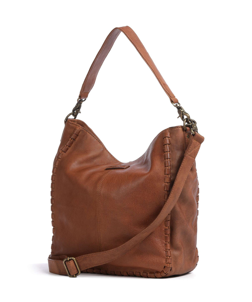 Depeche Tailors Stitch Shoulder bag cognac