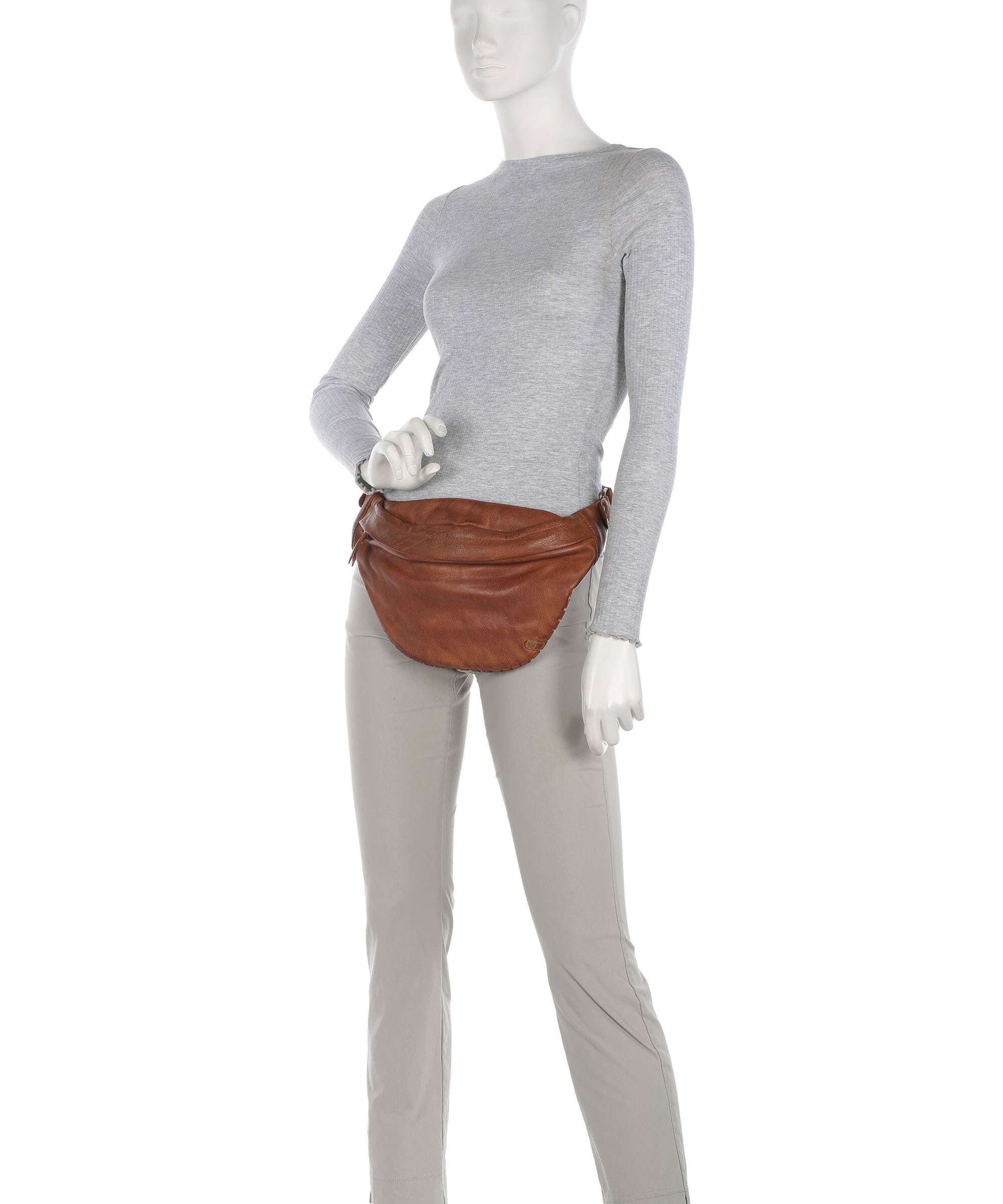 Depeche Tailors Stitch Fanny pack cognac