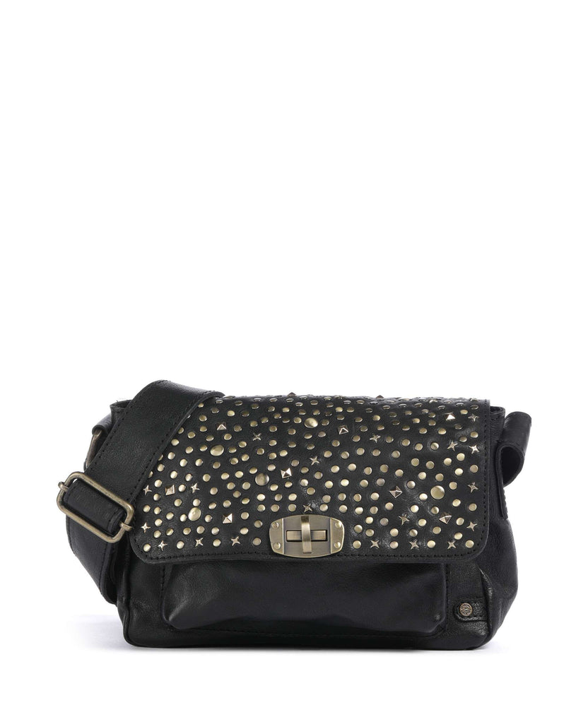 Depeche Metal Memory Crossbody bag black