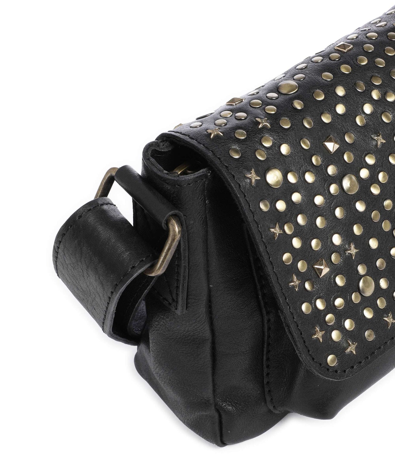 Depeche Metal Memory Crossbody bag black