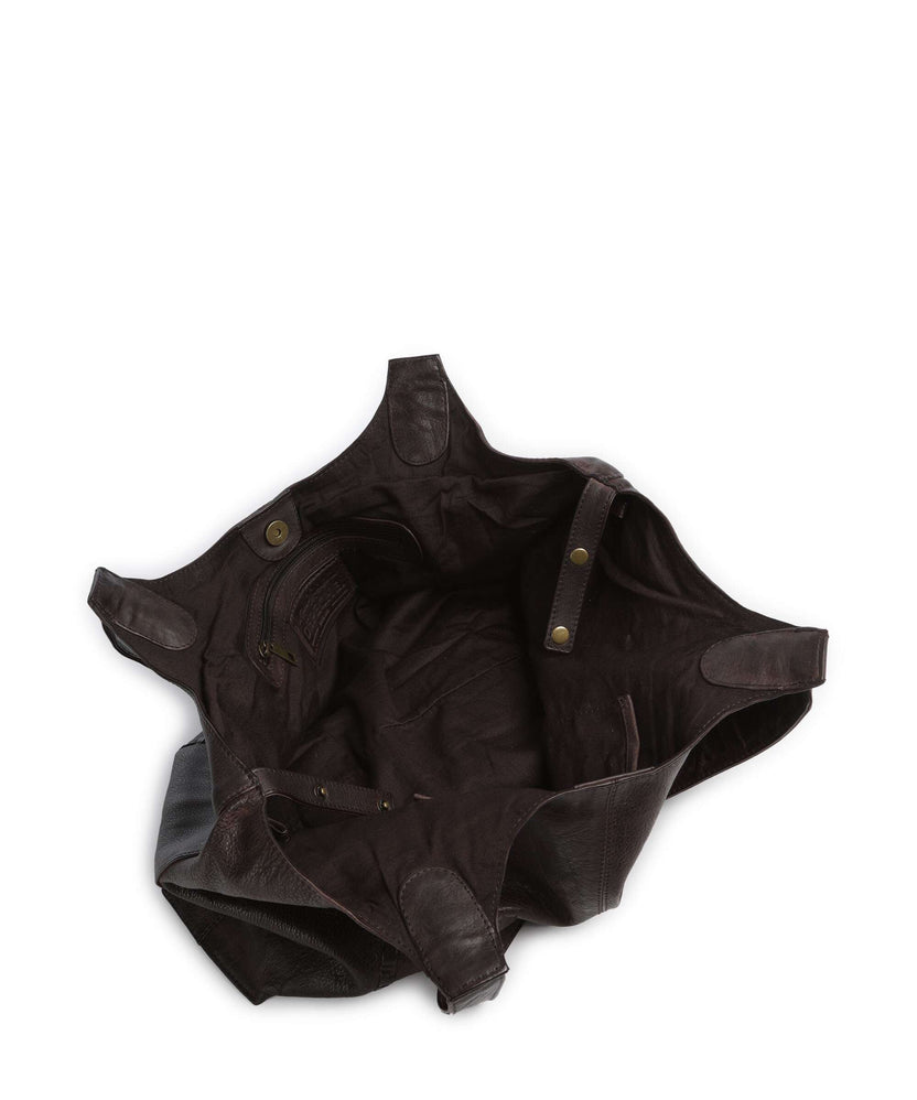 Depeche Tailors Stitch Hobo bag chocolate