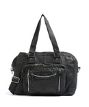 Núnoo Washed Mille bolsa shopper black