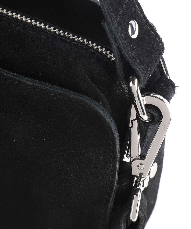 Núnoo Suede Ellie Shoulder bag black