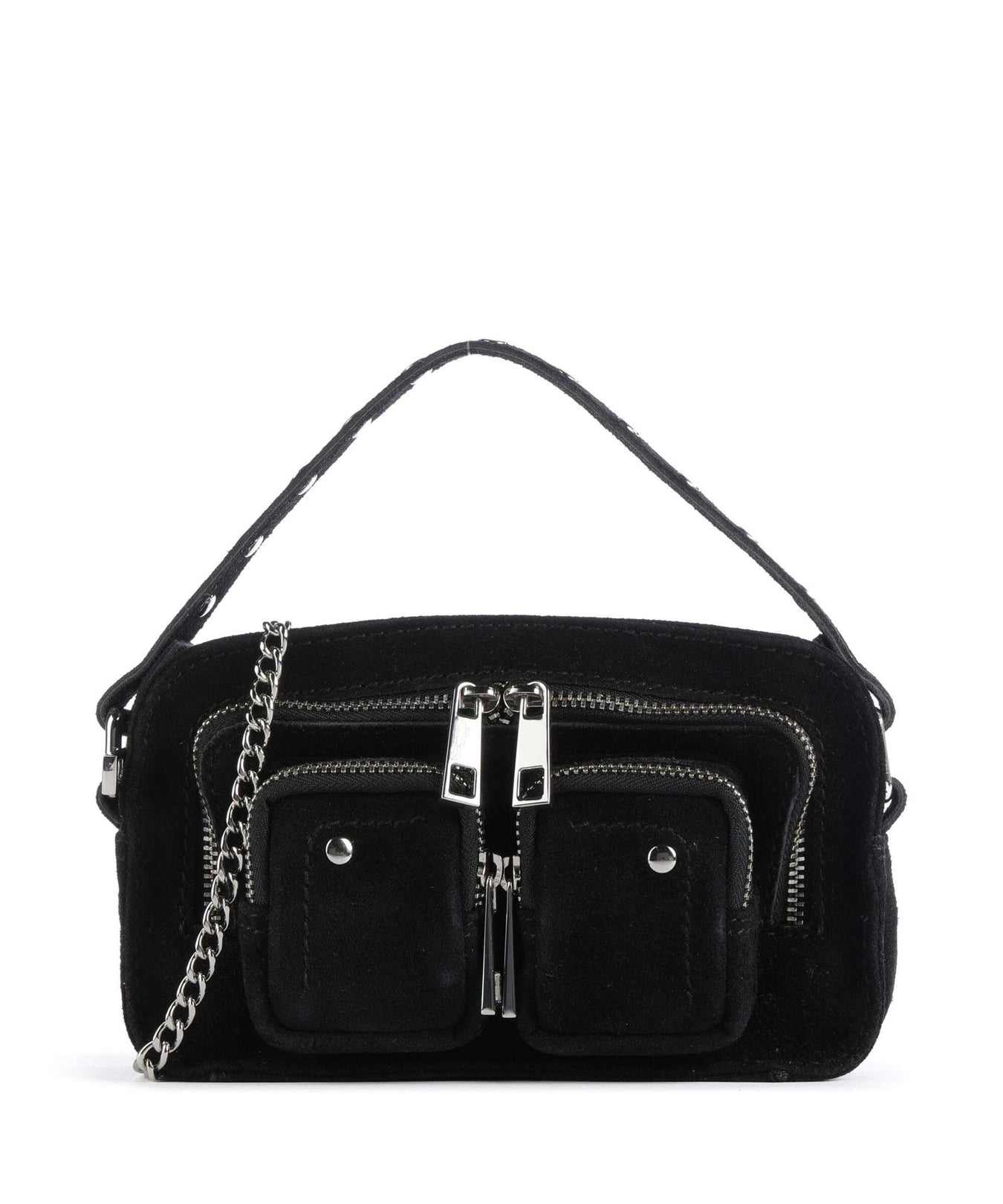 Núnoo Suede Helena Crossbody bag black