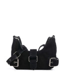 Núnoo Suede Palma Bolsa tiracolo black