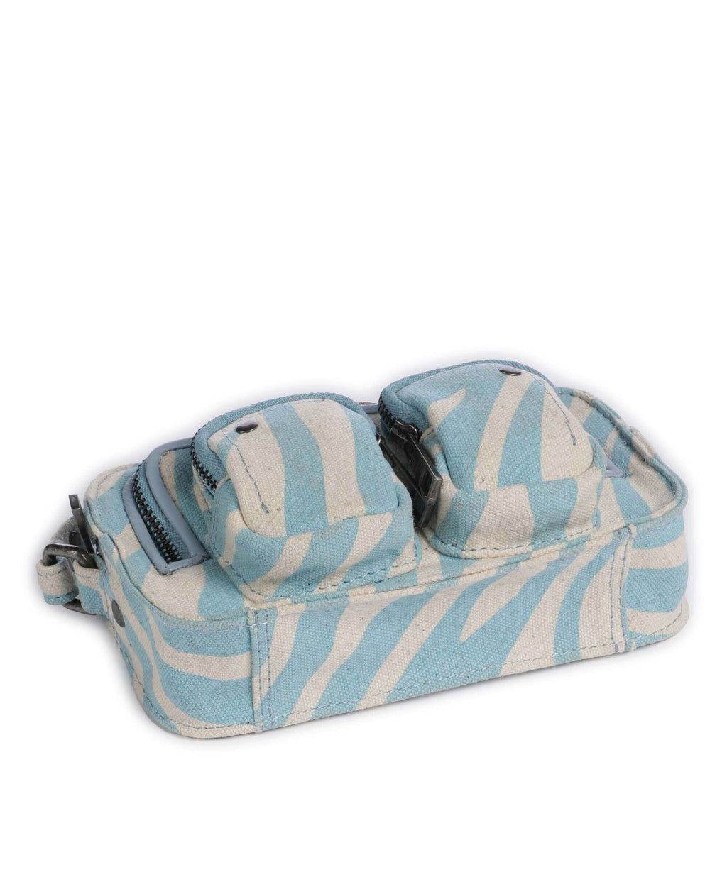 Núnoo Recycled Canvas Helena Crossbody bag blue