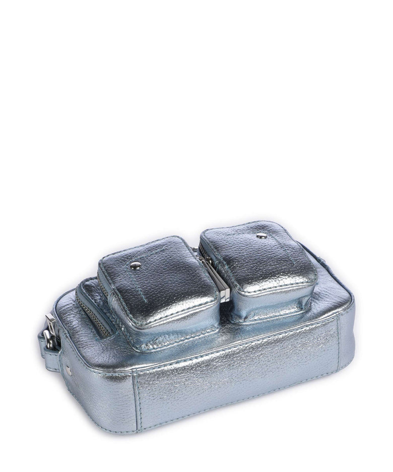 Núnoo Metallic Helena Crossbody bag light blue
