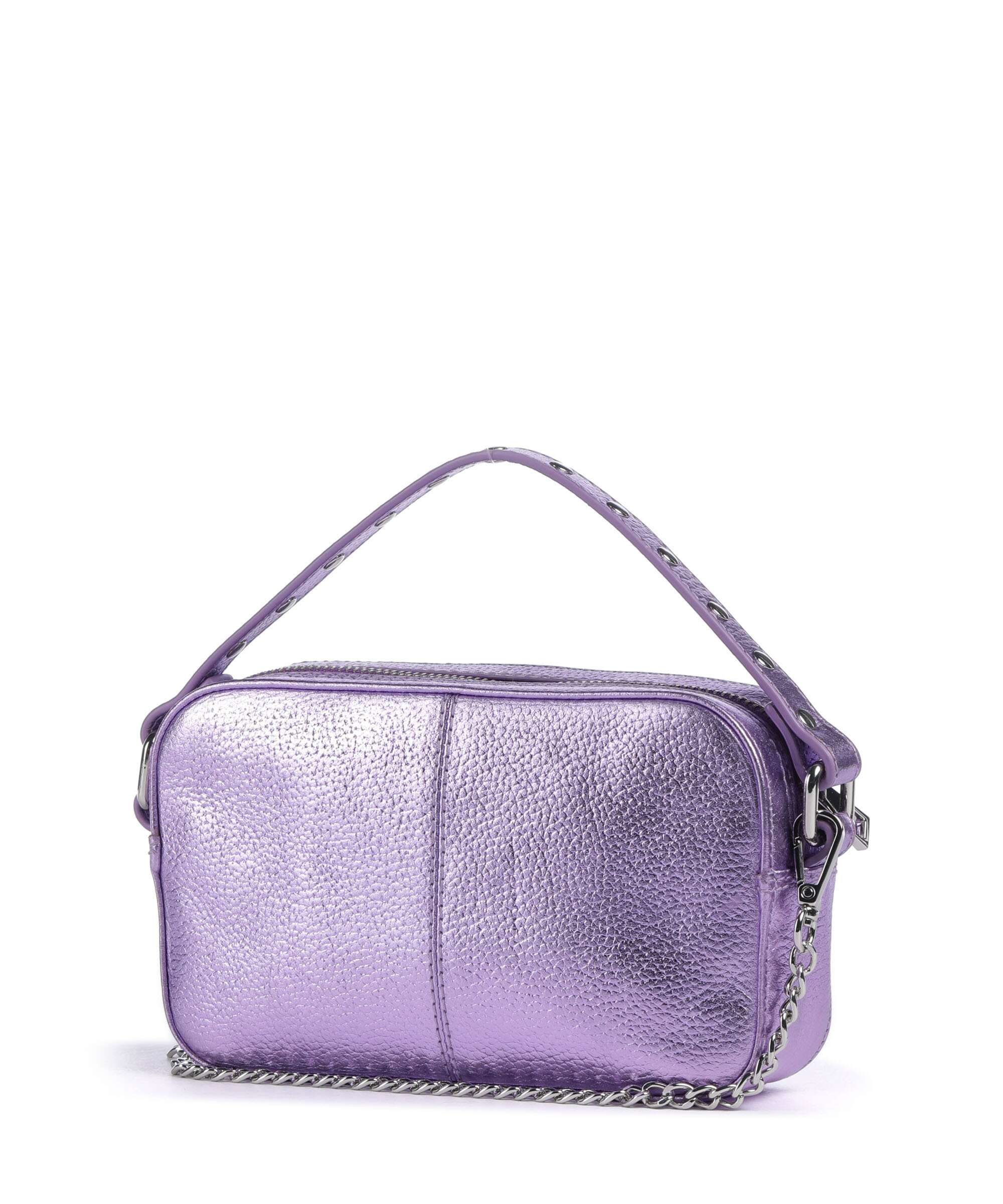 Núnoo Metallic Helena Crossbody bag purple