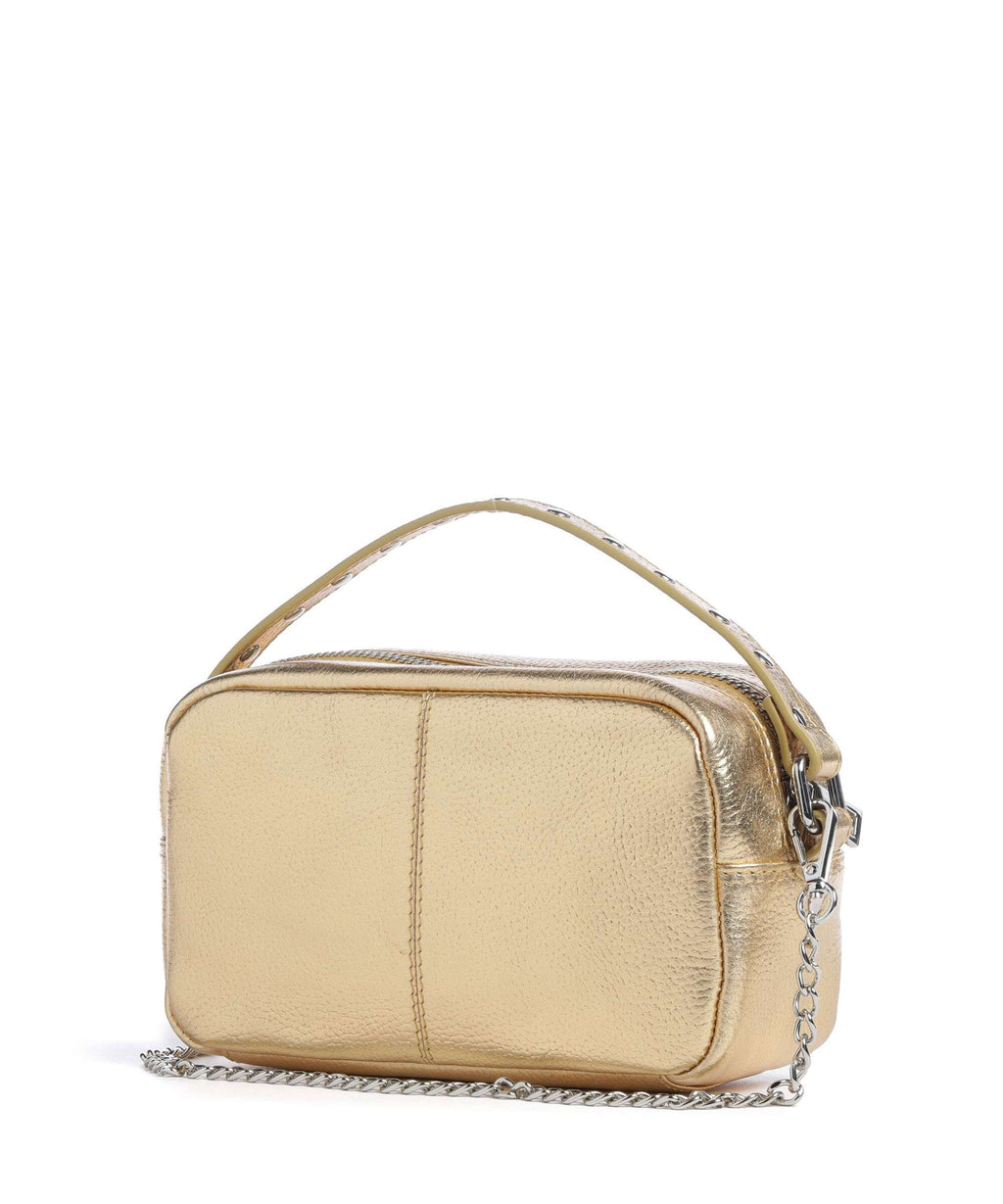 Núnoo Metallic Lyra Crossbody bag light gold
