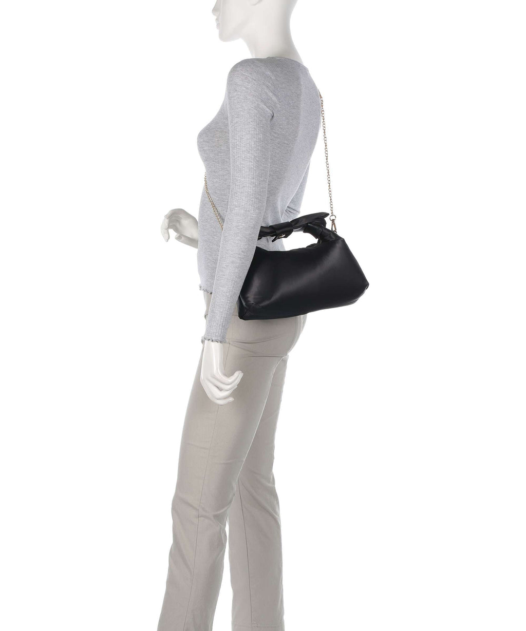 Núnoo Recycled Satin Dandy Handbag black