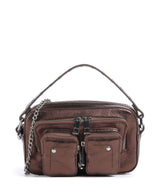 Núnoo Metallic Helena Bolsa tiracolo brown